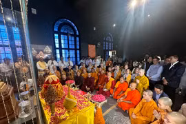 At the ceremony at the National Museum in New Delhi (Photo: VNA)