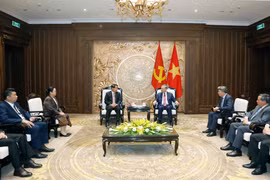 Top Vietnamese leader receives Vientiane official in Hanoi