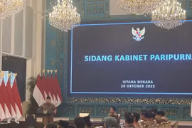 President Prabowo Subianto during his speech at a plenary cabinet meeting at the State Palace in Jakarta. (Photo: ANTARA)