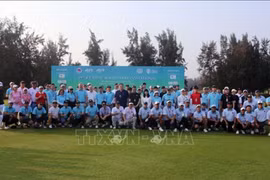 The Da Nang golf tournament gathers entrepreneurs from Asia-Pacific. (Photo: VNA)