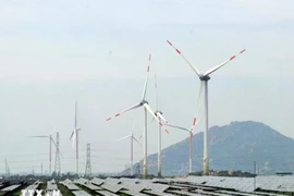 A wind power plant in Ninh Thuan province. (Source: VNA)