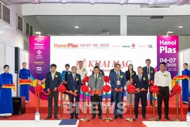 The 13th Hanoi International Plastics and Rubber Industry Exhibition (HanoiPlas 2025) opens on June 4. (Photo: VNA)