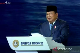 President Prabowo Subianto speaks at St. Petersburg International Economic Forum (SPIEF) 2025 in Russia on June 20, 2025. (Photo: ANTARA)