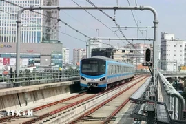 The Ben Thanh-Suoi Tien metro line in HCM City. (Photo: VNA)