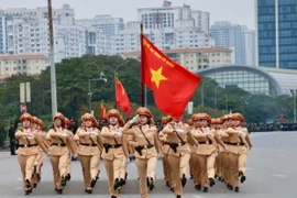Public security force forms “steel shield” for 14th National Party Congress