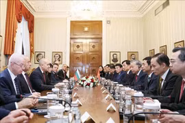 Party General Secretary To Lam holds talks with Bulgarian President Rumen Radev. (Photo: VNA)