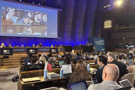 Moment of the World Heritage Committee’s recognition. (Photo: VNA)