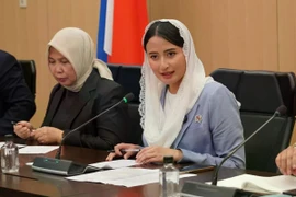 Indonesian Deputy Minister of Trade Dyah Roro Esti at the meeting with the Japan Indonesia Association in Tokyo, Japan, on June 9. (Photo: ANTARA)