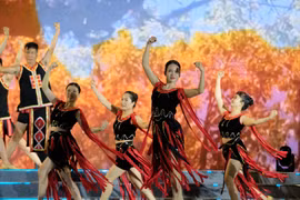 An art performance at the ceremony (Photo: VNA)