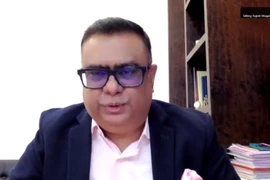 Rajesh Bhagat, Chairman and CEO of Worldex India, at the seminar (Photo: VNA)