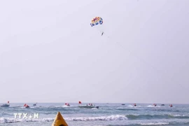 Sports activities held as part of the “Da Nang Beach Tourism Season” in April 2025. (Photo: VNA)