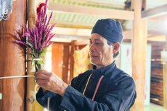 Cong ethnic people celebrate cockscomb flower festival