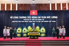State funeral held for former President Tran Duc Luong