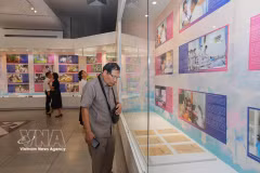 People with great works exhibited at Ho Chi Minh Museum