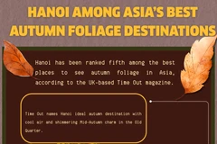 Hanoi among Asia’s best fall foliage destinations: Time Out