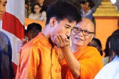 Moon worship ritual of Khmer ethnic group
