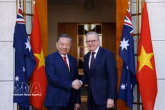 Top Vietnamese leader holds talks with Australian Prime Minister
