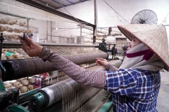 Keeping traditional rush mat weaving alive