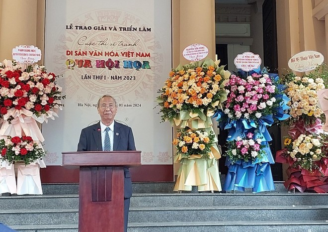 Associate Professor Dr Do Van Tru, President of the Vietnam Association of Cultural Heritage. (Photo: Minh Thu/Vietnam+) van hoa 2.jpg