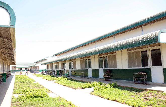 The Nam Laos agricultural company has arranged accommodations for its staff. (Photo: VNA) vna_potal_nhung_dong_gop_noi_bat_cua_doanh_nghiep_viet_nam_khi_dau_tu_tai_lao_7426418.jpg