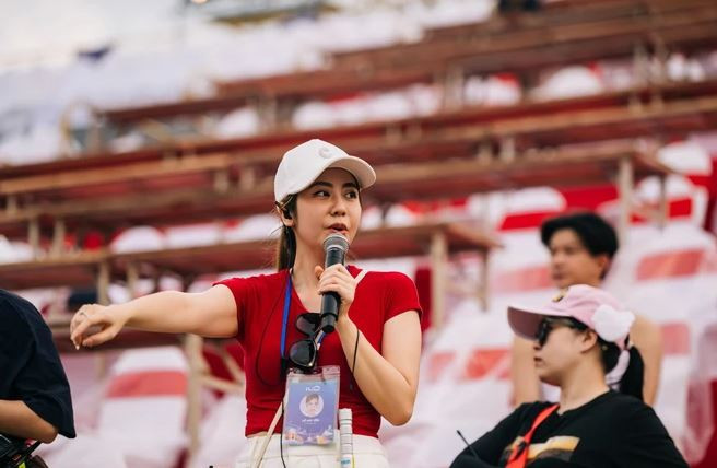 General Director Le Hai Yen is behind the success of various festivals in Ho Chi Minh City, Yen Bai and Thanh Hoa. (Photo: VietnamPlus) Le Hai Yen.JPG