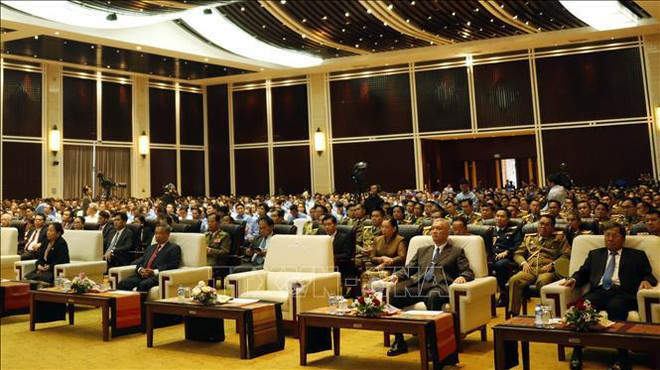 At the grand meeting (Photo: VNA) Grand meeting.jpg