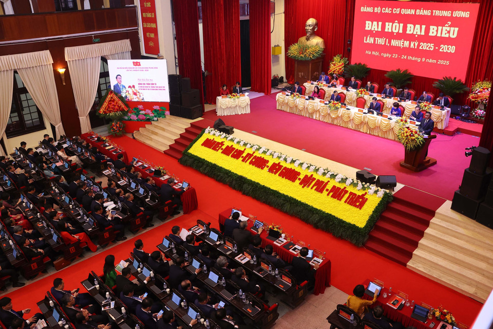 First Congress of the Party Organisation of Central Party Agencies, 2025–2030 tenure. (Photo: VNA)