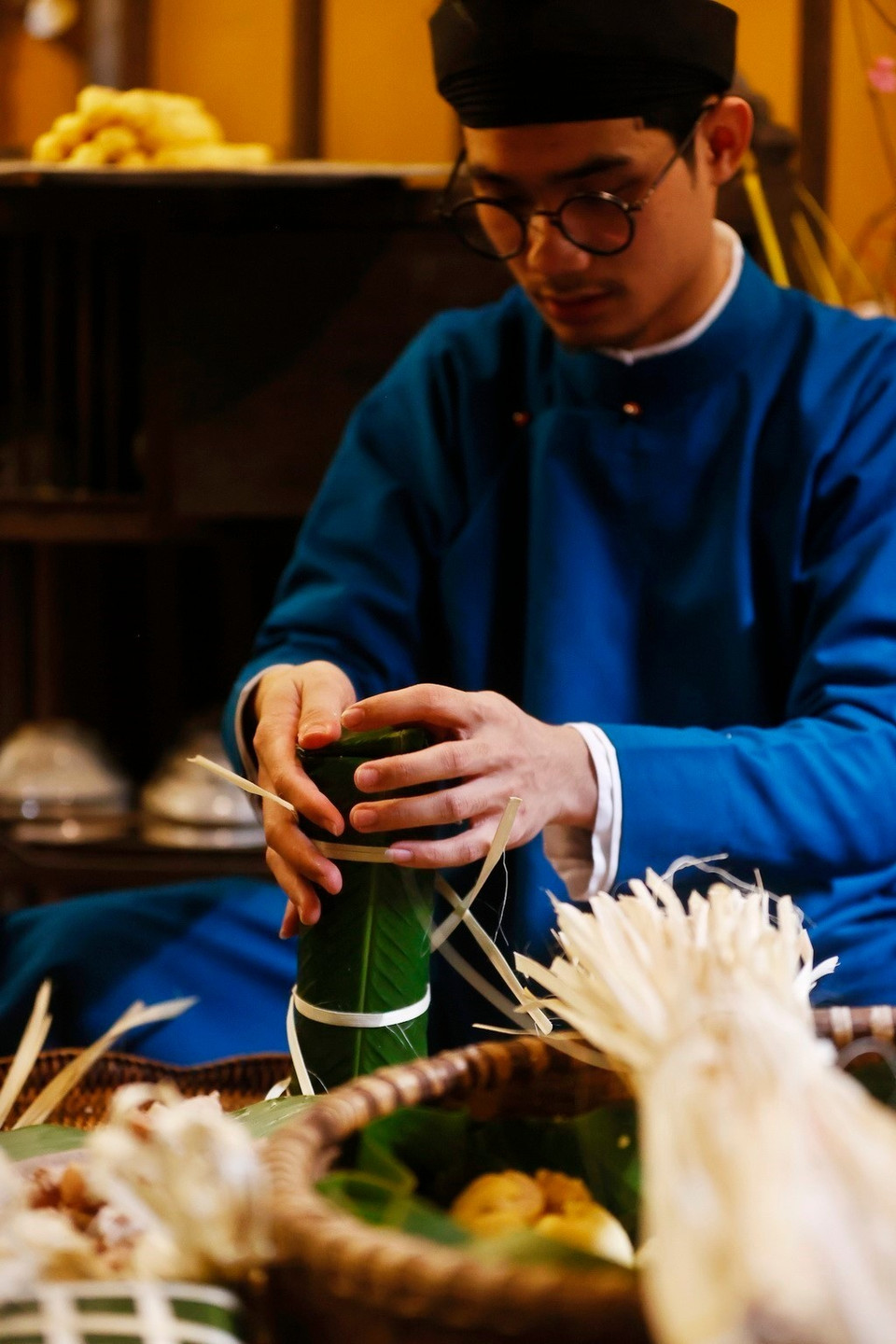 View - Making Tet chung cakes - Traditional cultural practice of Vietnamese people | Vietnam+ (VietnamPlus)