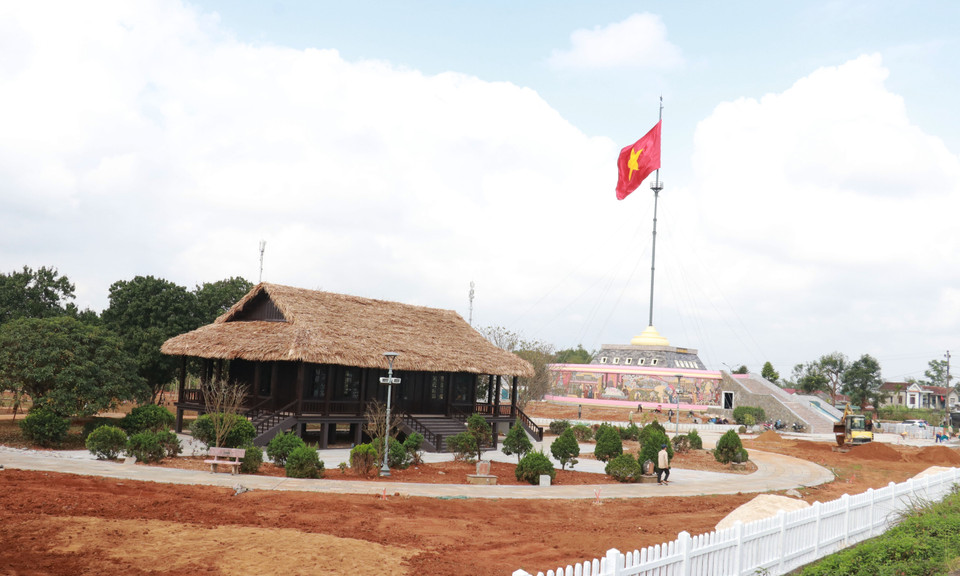 The main components of the project are basically completed. (Photo: VNA)