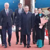 Party chief arrives in Minsk, beginning State visit to Belarus