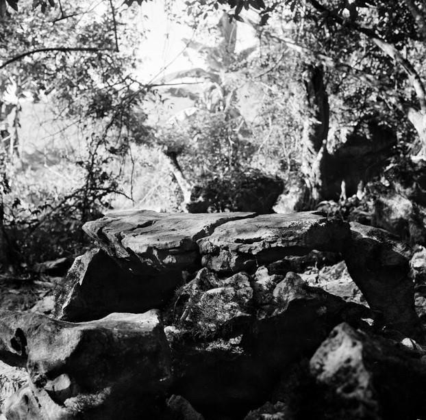The stone table by Lenin Stream, where Nguyen Ai Quoc often worked during his time in Cao Bang. (Photo: VNA)