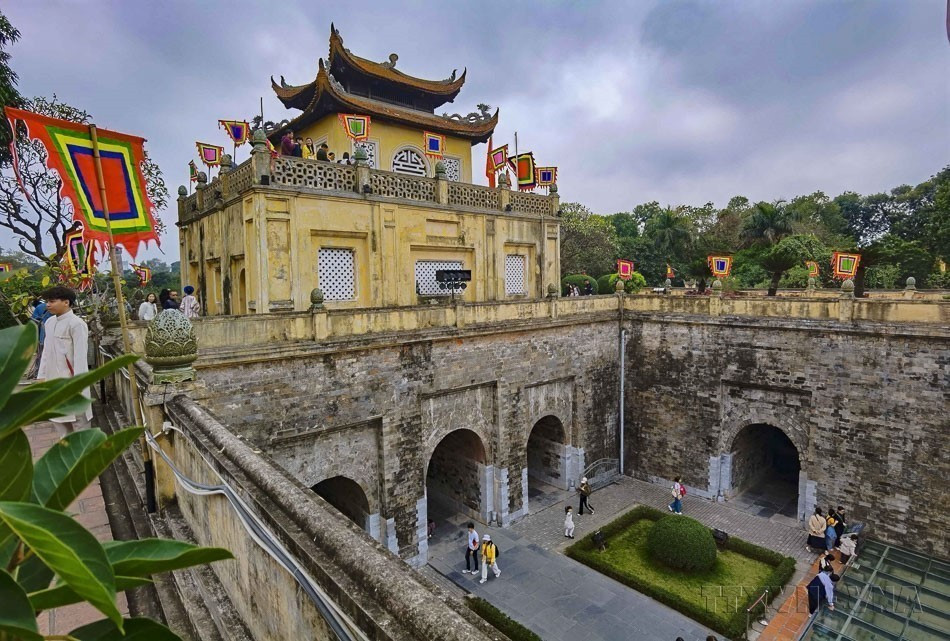 Recognised by UNESCO as a World Cultural Heritage site, the Thang Long Imperial Citadel in Hanoi remains a magnet for visitors with an interest in culture and history. (Photo: VNA)