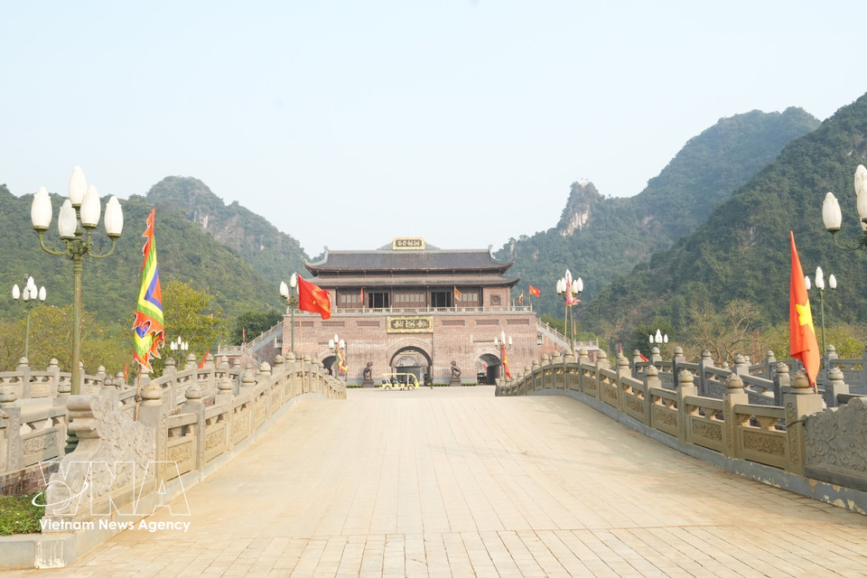 A corner of the Dan Kinh Thien - Thung Ui tourism site. (Photo: VNA)