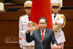 Chairman of the 16th National Assembly Tran Thanh Man at the swearing-in ceremony on April 6, 2026 (Photo: VNA)