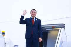Prime Minister Le Minh Hung returns to Hanoi on June 19 morning, concluding a successful working trip to Russia. Photo: VNA