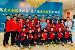 Vietnam's Wushu team ranks third at the 2025 Wushu Taolu Asian Cup. Photo: thethaovanhoa.vn