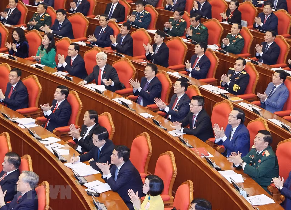 An overview of the first plenum of the 13th Party Central Committee (Photo: VNA)