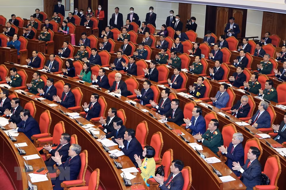 An overview of the first plenum of the 13th Party Central Committee (Photo: VNA)