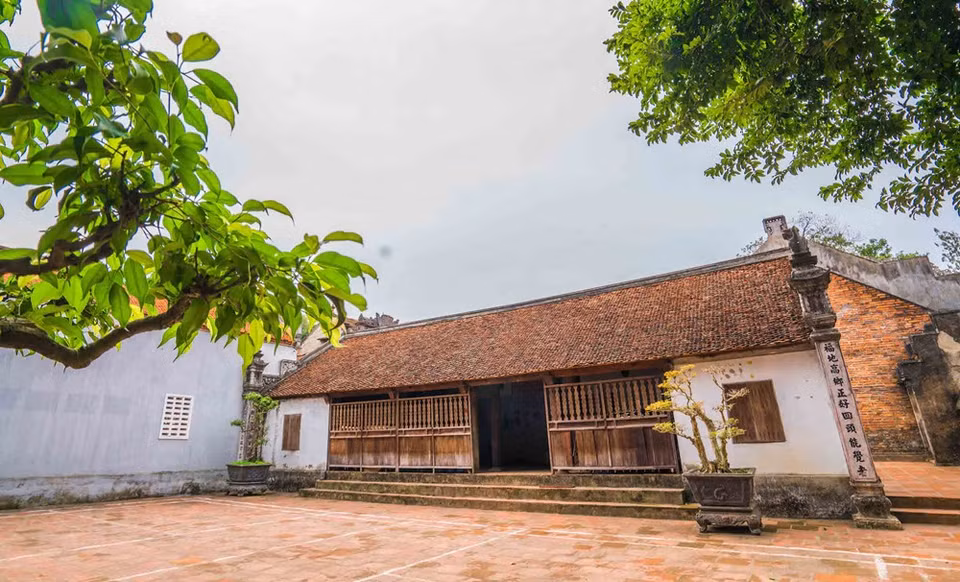 The pagoda looks peaceful and sacred (Source: VNA)
