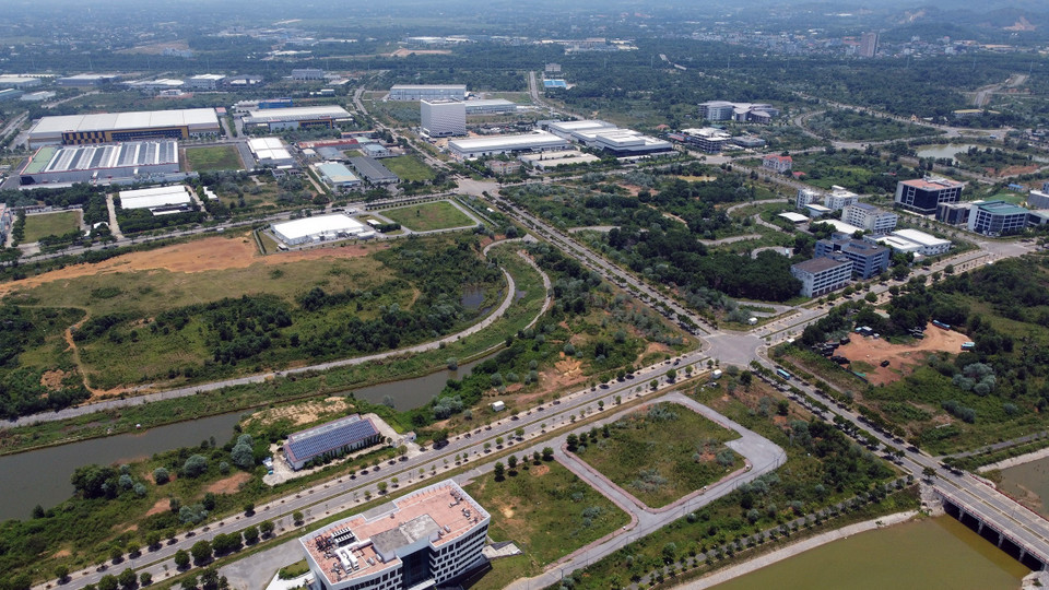Hoa Lac Hi-Tech Park is planned into 8 functional subdivisions. (Photo: VNA)