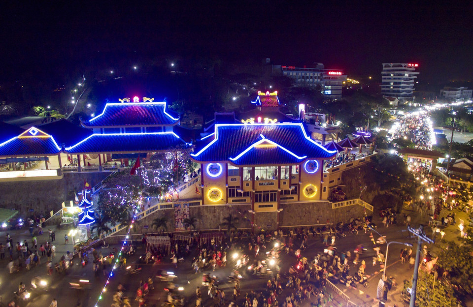 The Dinh Co - Long Hai Festival at the Dinh Co relic site in Long Hai town in Long Dien district, Ba Ria-Vung Tau province. (Photo: VNA)