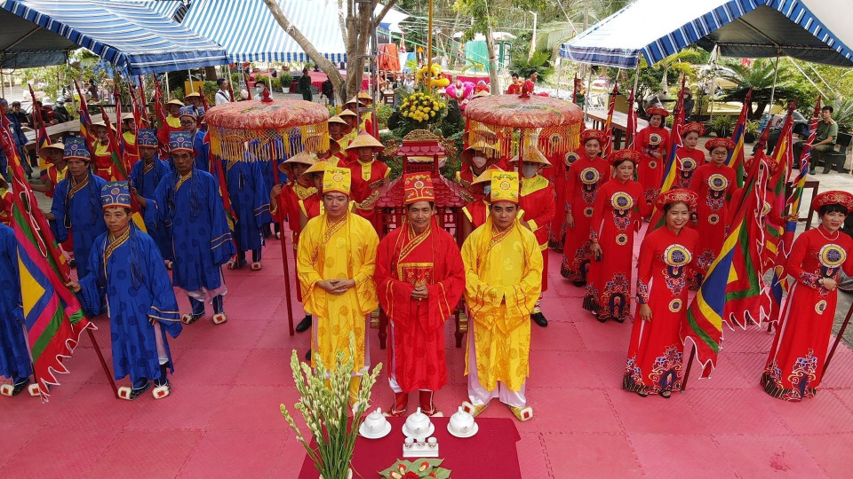 Lady Phi Yen’s death anniversary commemorated at An Son Temple in Con Dao district, Ba Ria-Vung Tau province. (Photo: VNA)