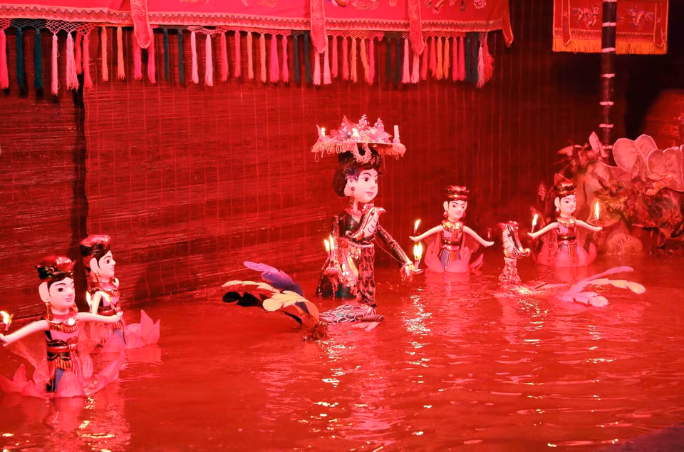 Water puppetry is a unique and creative folk theatre art form imbued with the traditions of the wet rice agricultural civilisation. (Photo: VNA)