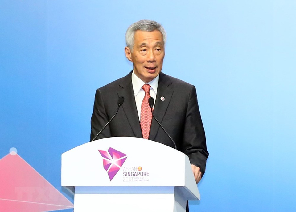 Prime Minister Lee Hsien Loong (Photo: VNA)
