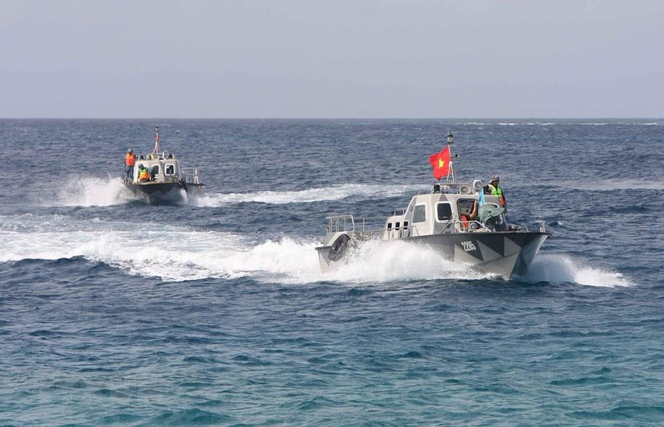 Vietnam’s naval forces safeguarding Truong Sa (Spratly) archipelago are equipped with modern surveillance means (Photo: VNA)