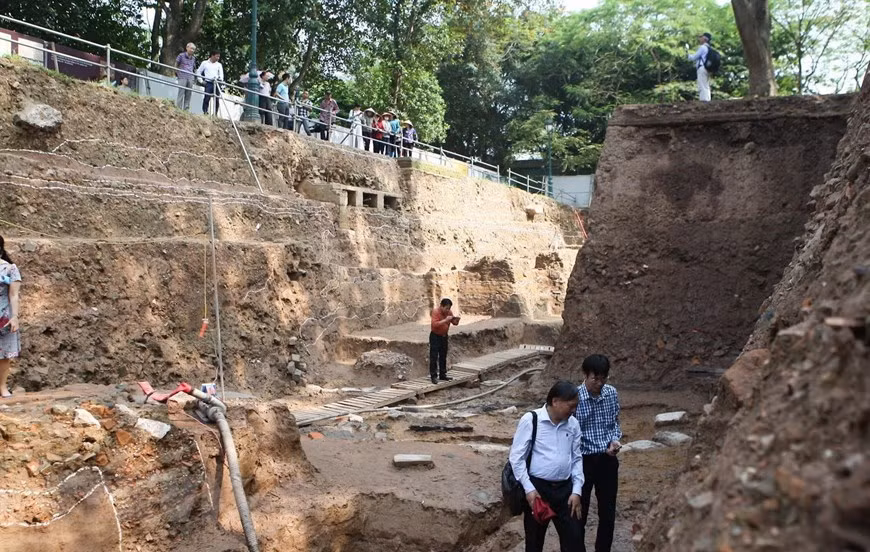 The Thang Long Imperial Citadel was built in the 11th century by the Ly dynasty, marking the independence of the Dai Viet (Photo: VNA)