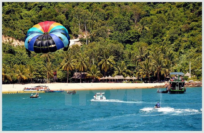 In 2009 when it was recognised, Cu Lao Cham welcomed only 15,000 tourists but the figure last year rose to 415,000 (Photo: VNA)
