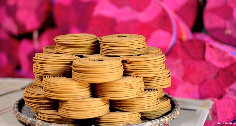Finished incense coils (Photo: VNA)