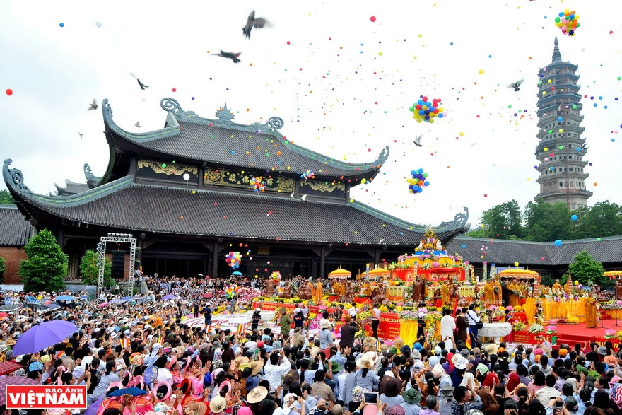 United Nations Day of Vesak 2014 at Bai Dinh pagoda in Ninh Binh province (Photo: VNA)
