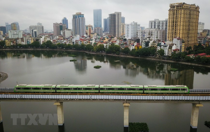 The Ministry of Transport has asked China’s EPC general contractor to put the Cat Linh – Ha Dong metro line in Hanoi into trial run from November 1 to handover date. (Photo: Vietnamplus)